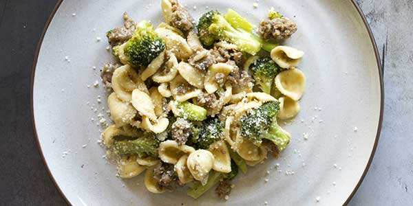 Orecchiette with Sausage and Broccoli