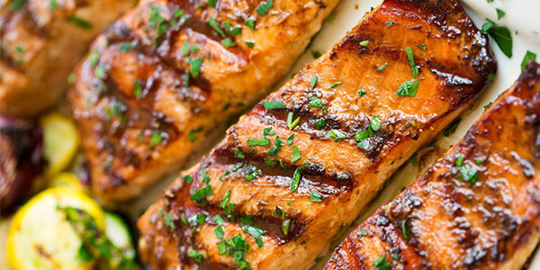 Marinated Grilled Salmon Recipe - OBee Credit Union in Olympia Wa