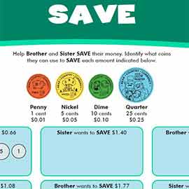 Berenstain Bears Activities 08 - Saving money