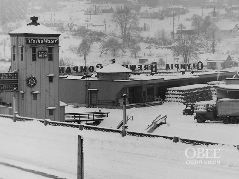 Olympia Brewing Company - Winter Background