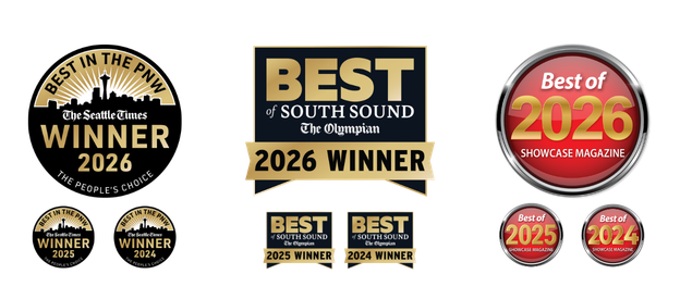 Best Credit Union in Washington State by Seattle Times, Showcase Magazine, and Forbes