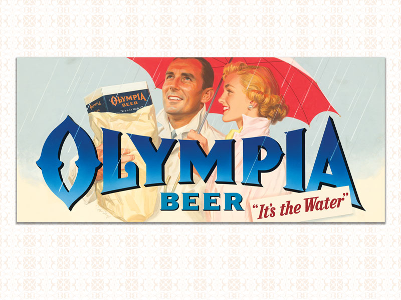 Olympia Beer Ad - Olympia Brewery Backgrounds