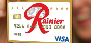 Rainier Beer Visa Credit Card