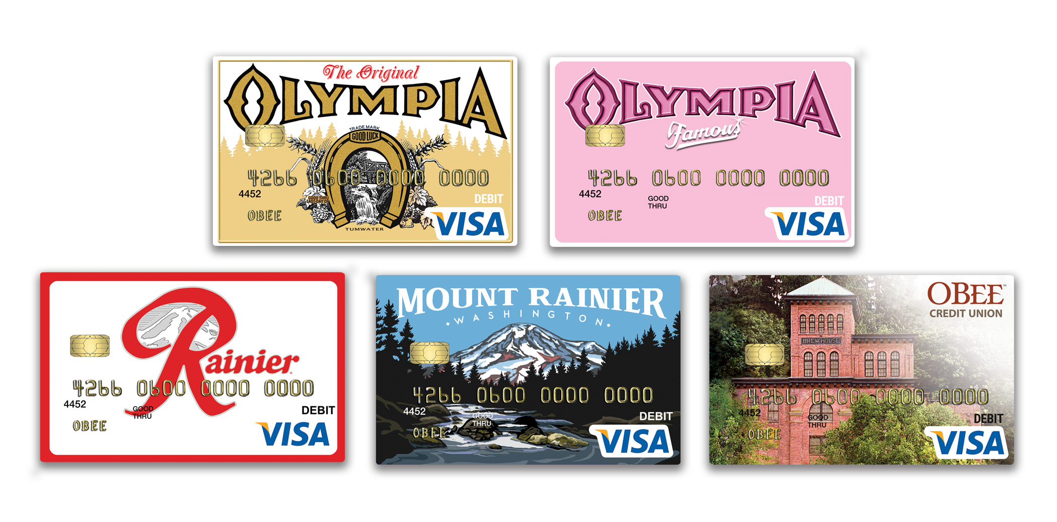 Rainier Debit Card, Washington Debit Card, Olympia Debit Card, Mount Rainier Debit Card
