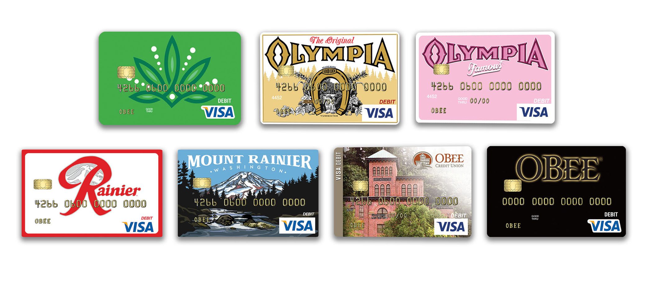 Rainier Debit Card, Washington Debit Card, Olympia Debit Card, Mount Rainier Debit Card