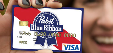 Pabst Blue Ribbon Visa Credit Card