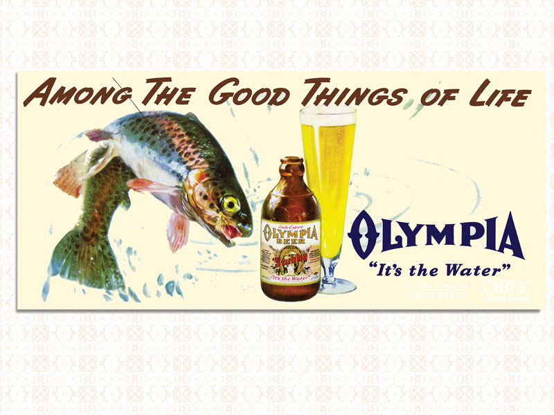 Olympia Beer Bottle - Olympia Beer Ad - Olympia Brewery Backgrounds